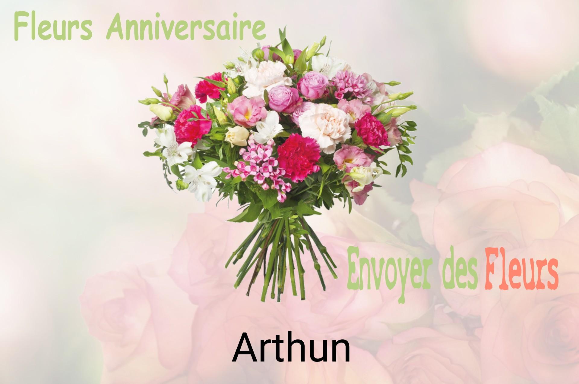 Bouquet de fleurs d’anniversaire livré à Arthun