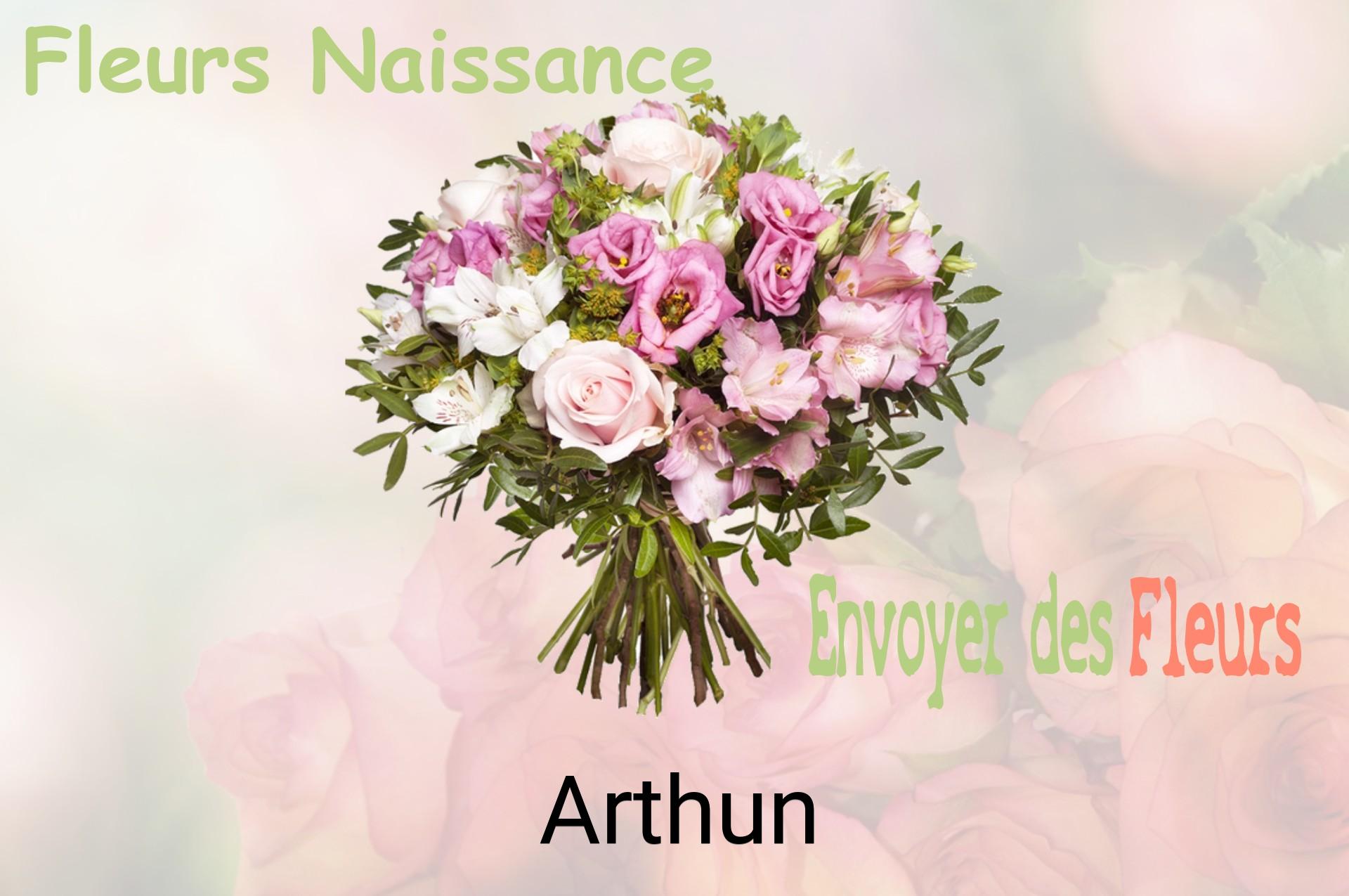 Bouquet de fleurs de naissance livré à Arthun